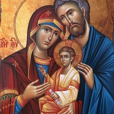 Схема вышивки «Святое семейство»