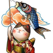 Схема вышивки «Mèo»