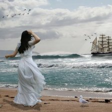 Схема вышивки «Ожидание»