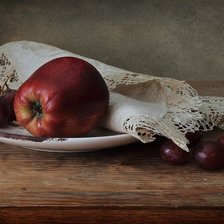 Схема вышивки «Яблоко»