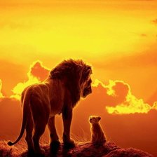 Схема вышивки «Король Лев»