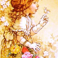 Схема вышивки «девочка»