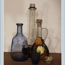 Схема вышивки «Бутылочный»