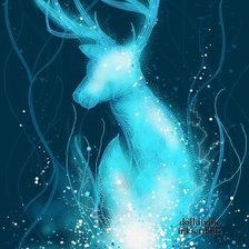 Схема вышивки «Олень»