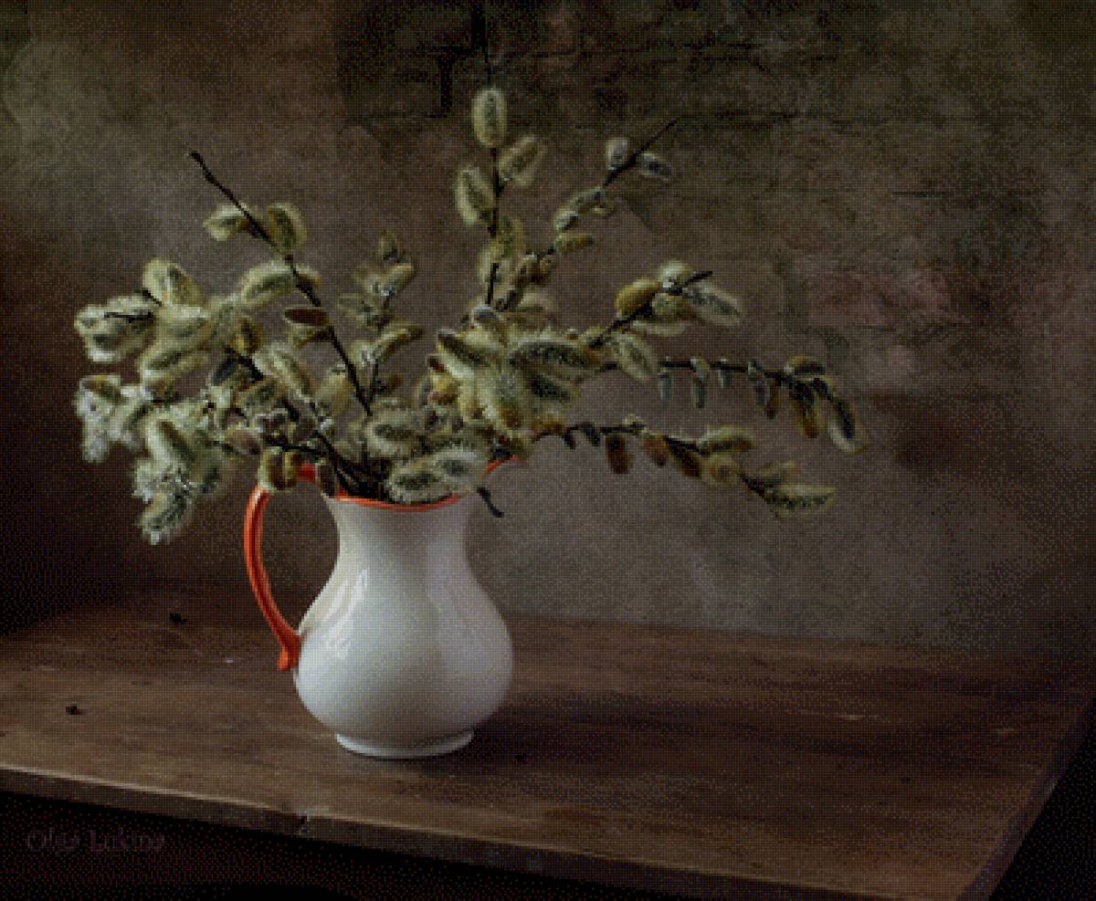 Верба - натюрморт - предпросмотр