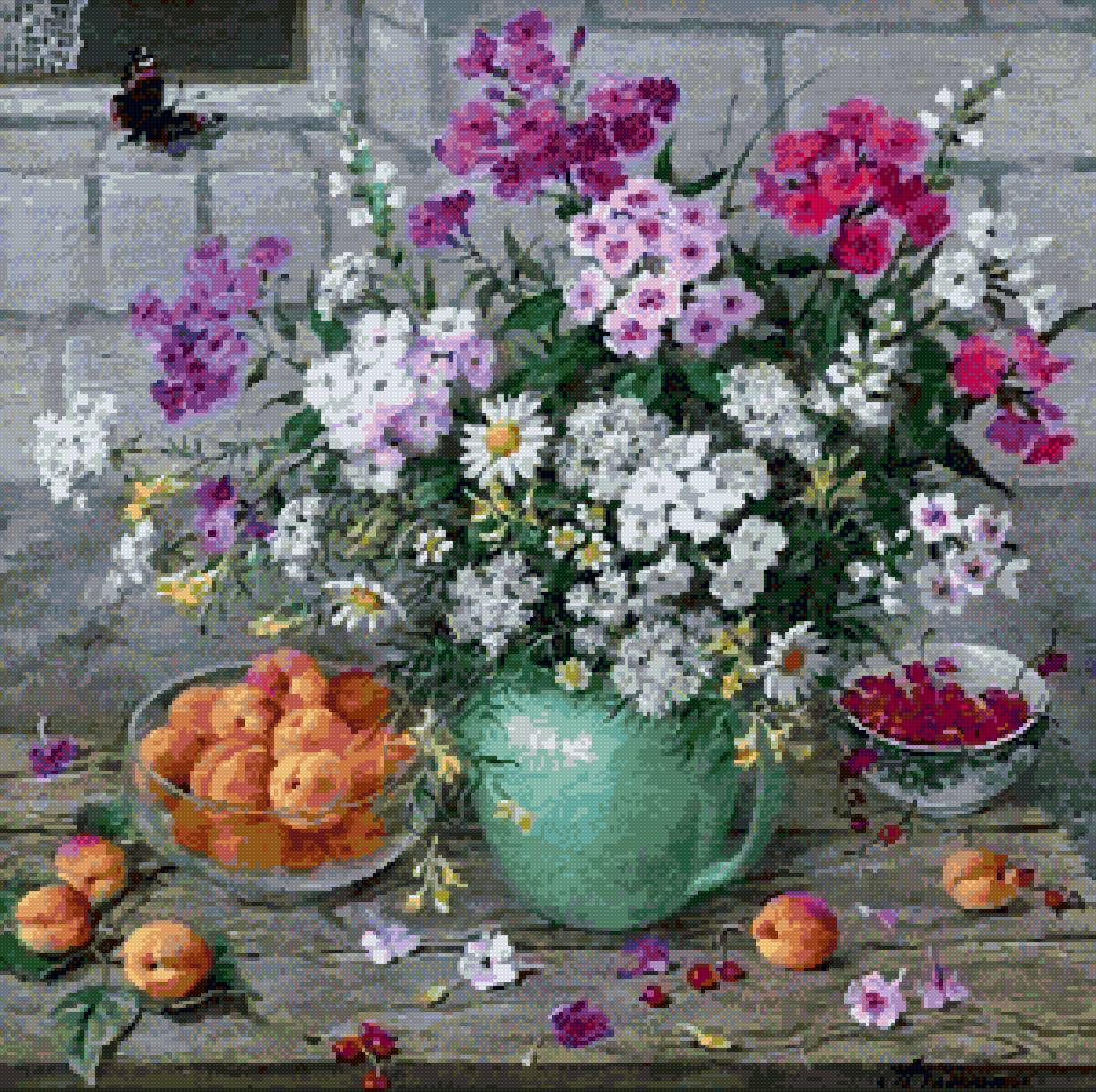 Натюрморт. Худ. Лидия Даценко - лидия даценко, натюрморт - предпросмотр