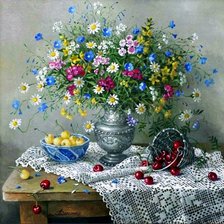 Схема вышивки «Лидия Даценко. Натюрморт.»