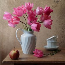 Схема вышивки «Тюльпаны»