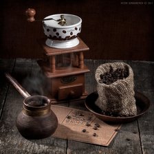 Схема вышивки «Кофейный»