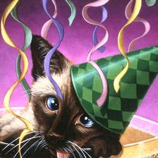 Схема вышивки «Кот»