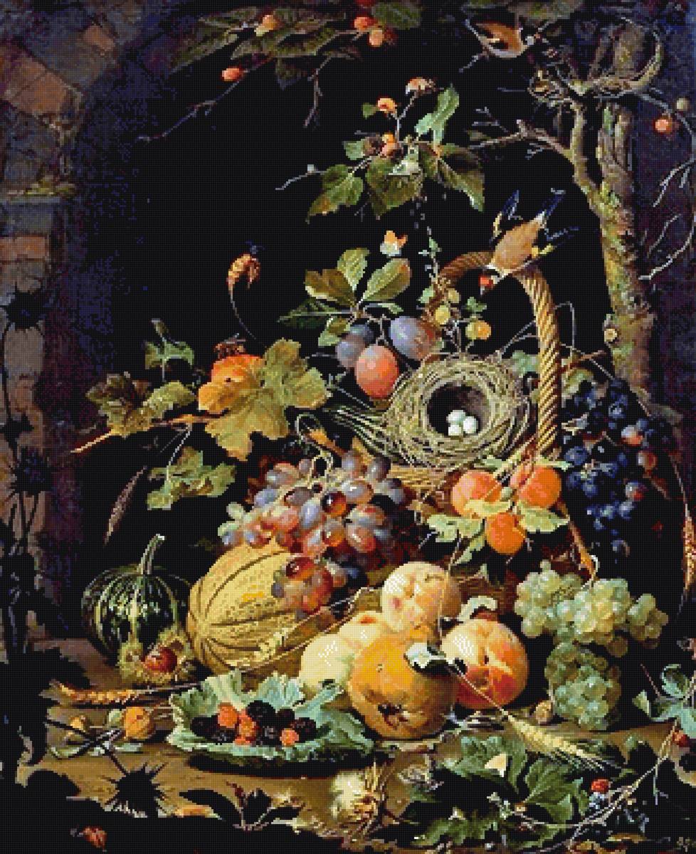 Абрахам Миньон. Натюрморт - натюрморт, абрахам миньон, природа - предпросмотр