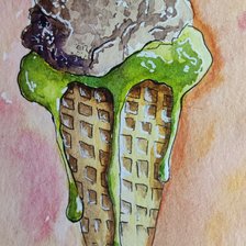 Схема вышивки «мороженое Джелатто»