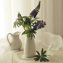 Схема вышивки «Люпины»