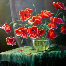 Схема вышивки «Николай Булыгин. Маки.»