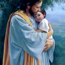 Схема вышивки «Иисус с младенцем»