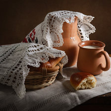 Схема вышивки «Пирожки с капустой»