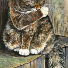 Схема вышивки «Любимец»