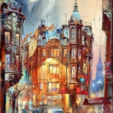 Схема вышивки «Петербург. Худ. Славинский Иван Ефимович»