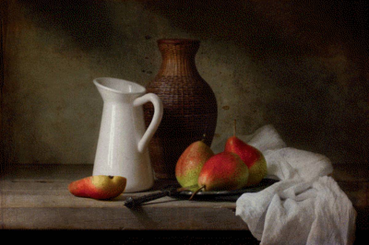 №2525262 - груши, кувшин, натюрморт - предпросмотр