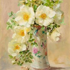 Схема вышивки «Букет. Энн Коттерилл»