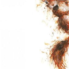 Схема вышивки «белочка»