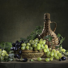 Схема вышивки «Черный и зеленый»