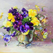 Схема вышивки «Стелла Даминова. Букет»