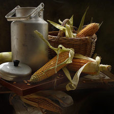 Схема вышивки «Кукуруза»