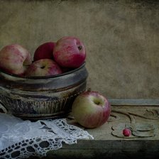 Схема вышивки «Яблоки»