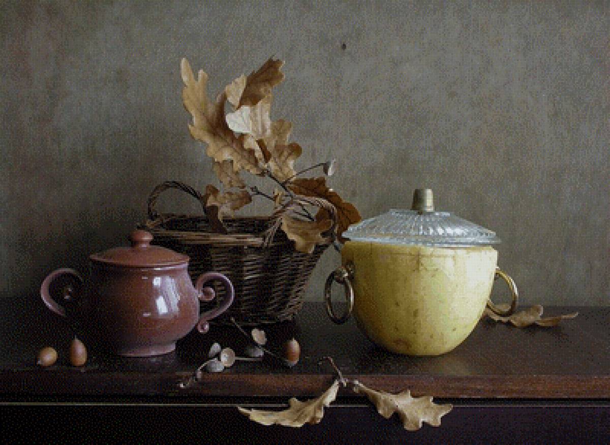 №2526651 - натюрморт, кухня, корзина - предпросмотр