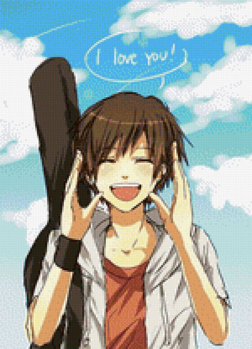 I love you - аниме, парни - предпросмотр