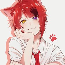 Схема вышивки «Котик»