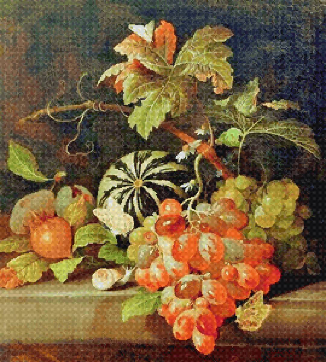 Натюрморт. Абрахам Миньон. - абрахам миньон, натюрморт - предпросмотр