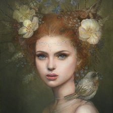 Схема вышивки «fantasy girl»