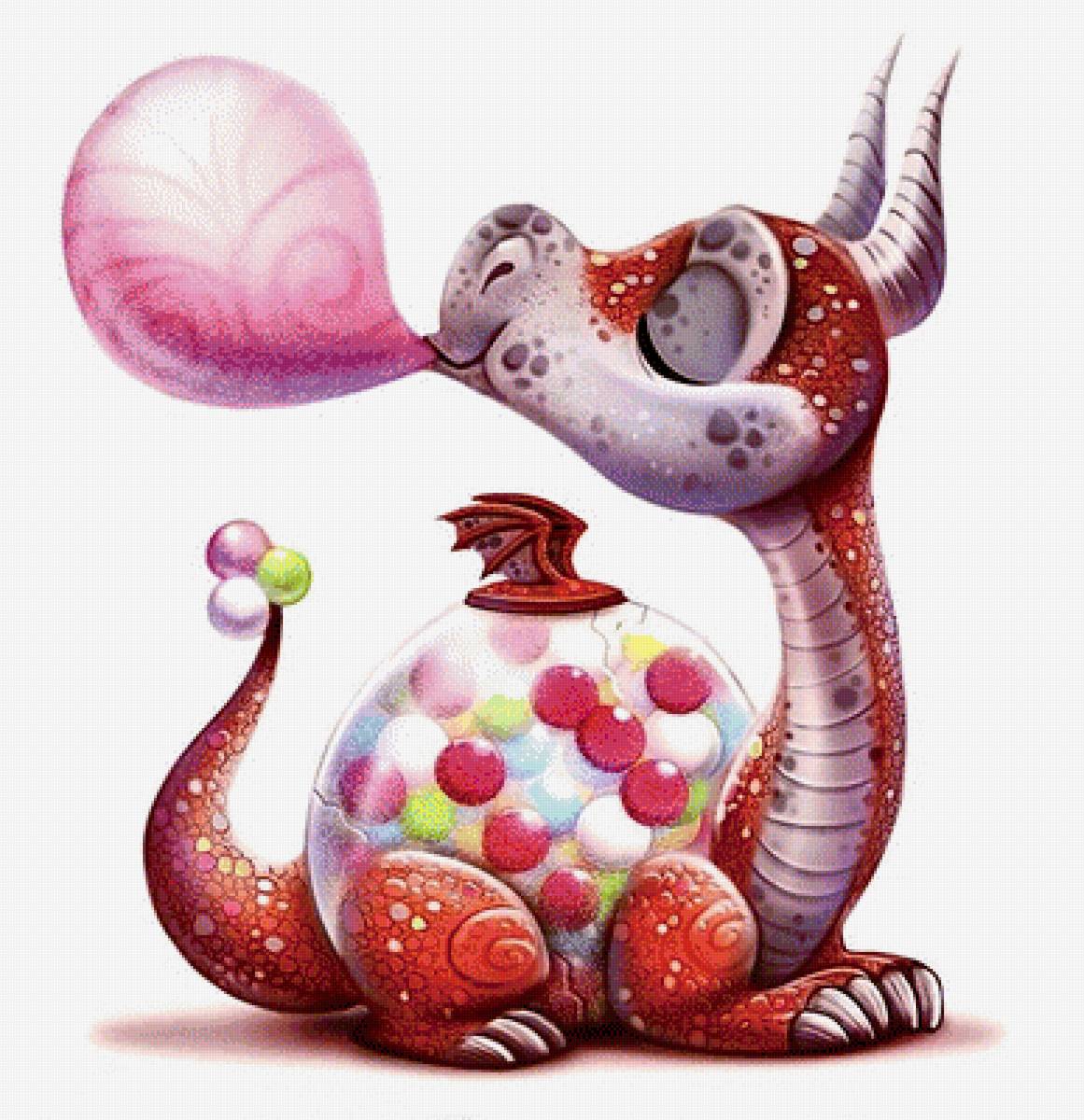 игрушка - дракон, игрушка - предпросмотр