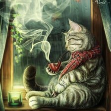 Схема вышивки «Шерлок Холмс»