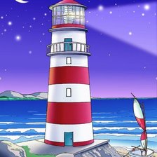 Схема вышивки «Маяк»