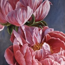 Схема вышивки «пион»