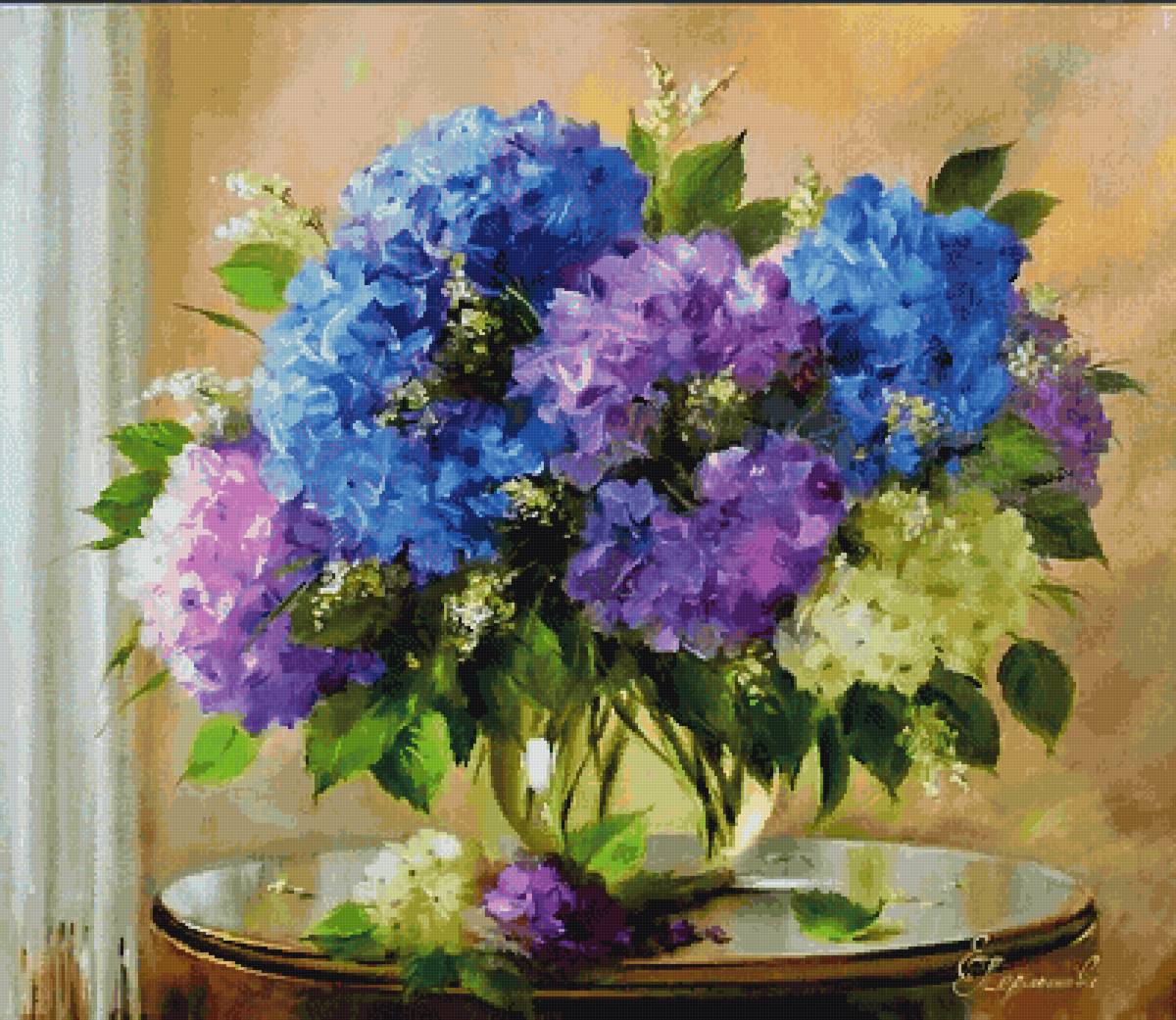 Елена Перминова. Букет. - букет, елена перминова - предпросмотр