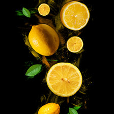 Схема вышивки «Лимоны»