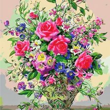 Схема вышивки «Букет»