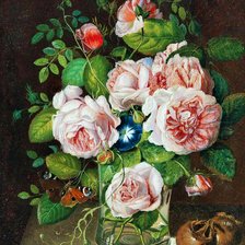 Схема вышивки «Букет. Худ. Йозеф Лауэр»