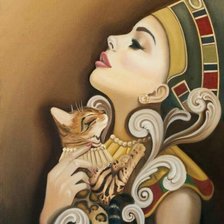 Схема вышивки «Египетская царица»