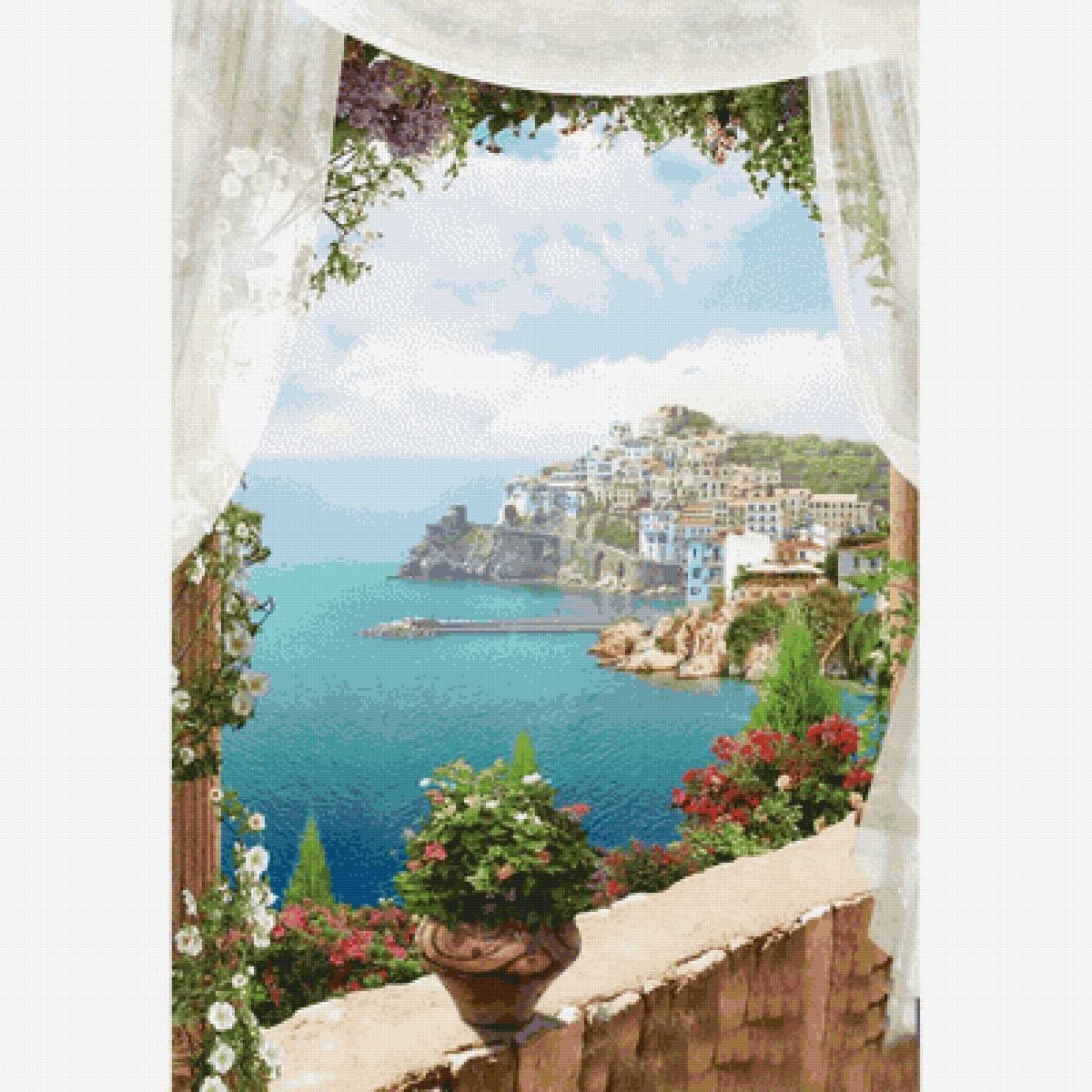 Итальянский пейжаз 2 - лето, улица, пейзаж - предпросмотр