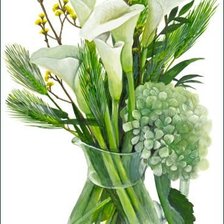 Схема вышивки «CALAS EN JARRON DMC»