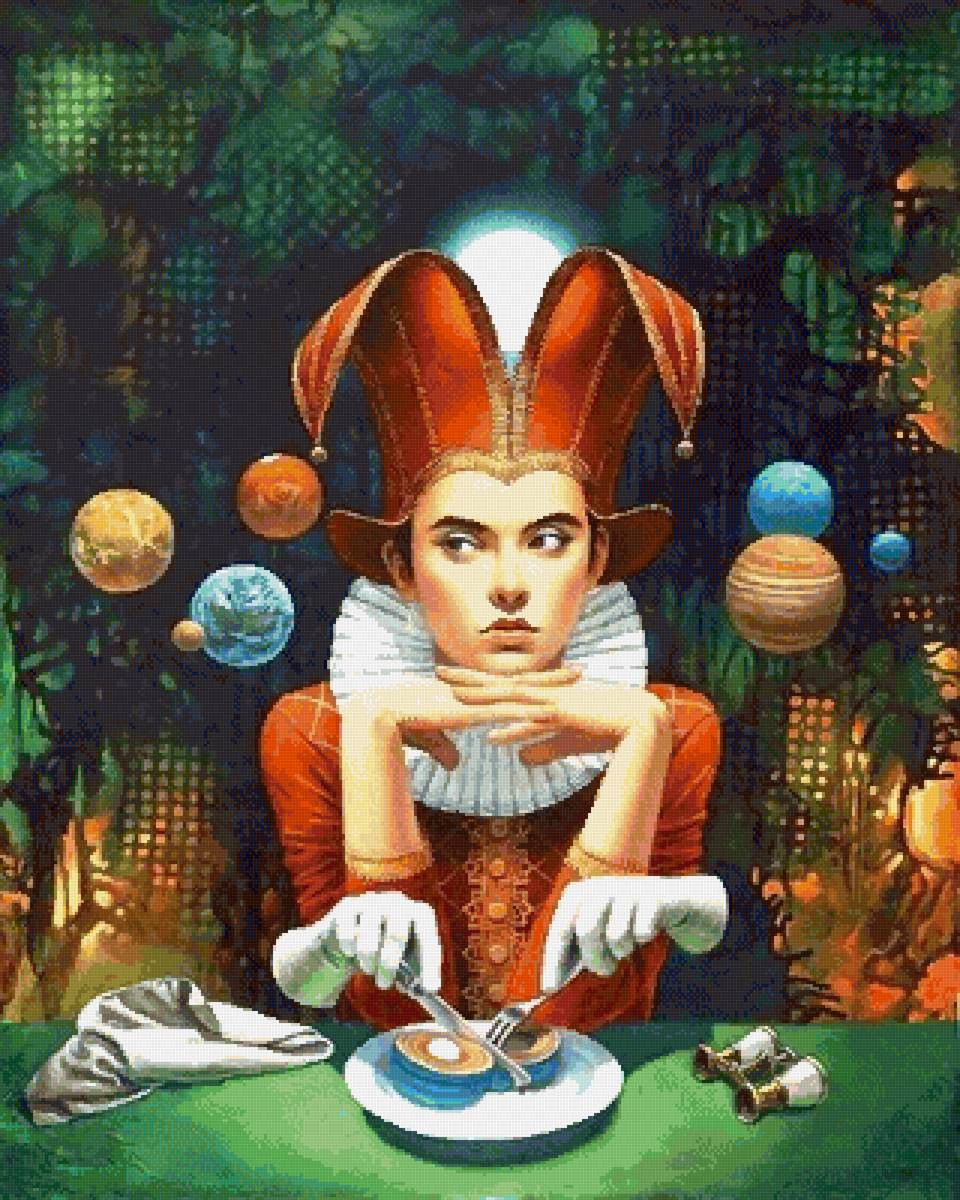 №2529187 - парад планет, сюрреализм, арлекин - предпросмотр