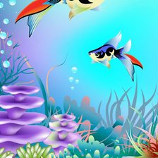 Схема вышивки «Морская жизнь»