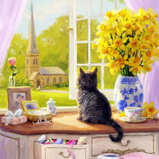 Схема вышивки «Летнее утро»