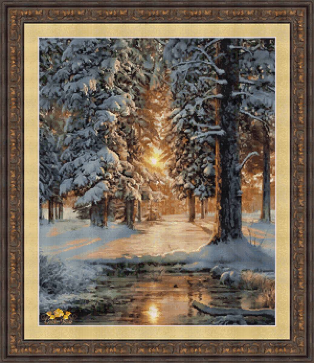 зимняя краса - предпросмотр