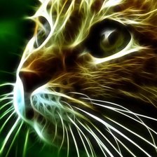 Схема вышивки «Котик»